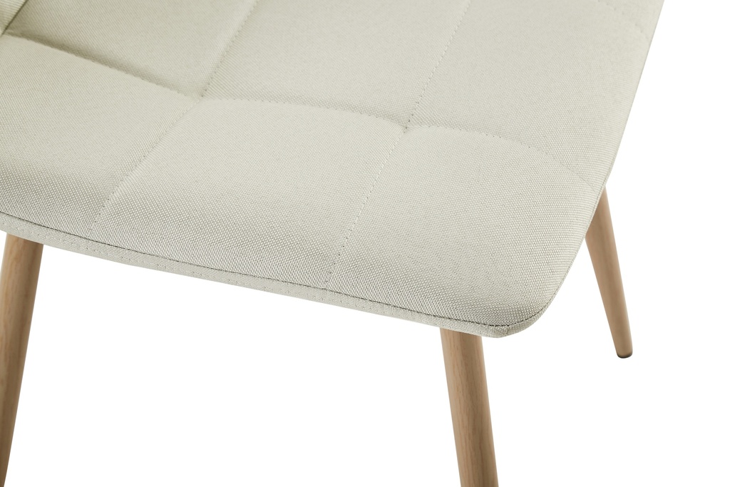 PACK 4 SILLAS PORTLAND BEIGE PATA ASERRADA