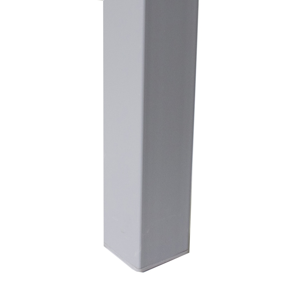 MESA CADELL FIJA 140 GRIS TAPA BLANCA