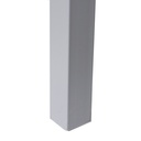 MESA CADELL FIJA 140 GRIS TAPA BLANCA