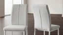 PACK DE 4 SILLAS ANNISTON GRIS LINO MARFIL