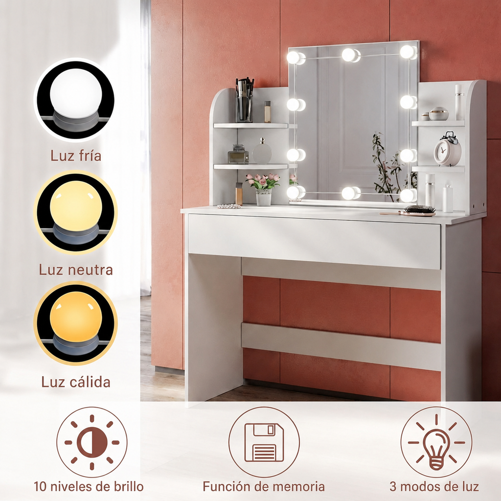 TOCADOR PIGALLE BLANCO