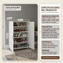 ZAPATERO BLANCO NÁPOLES 2 PUERTAS