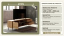 MESA TV SFORZA ROBLE NATURAL