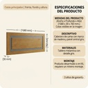 CABECERO DE CAMA SFORZA 168cm