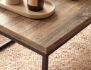 MESA CENTRO ATLANTA NEGRA RECTANGULAR