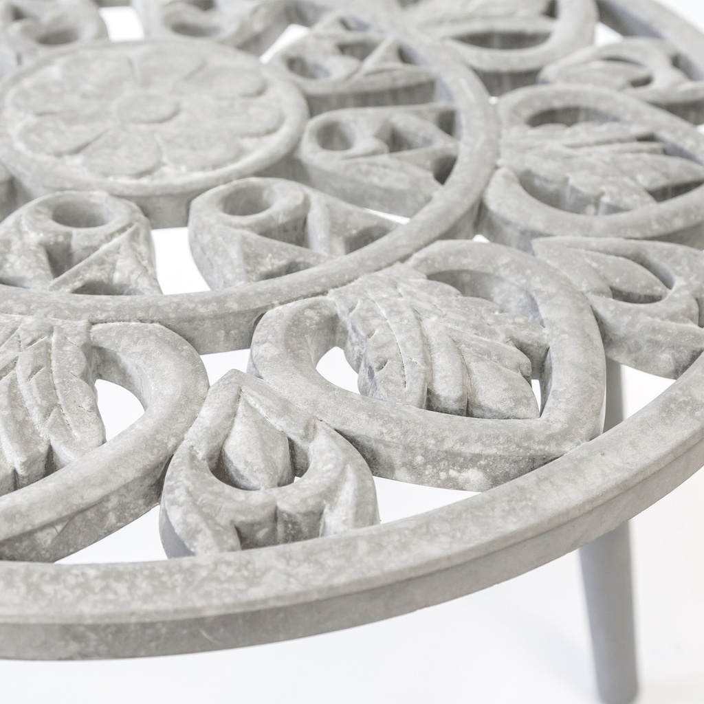 MESA GRABADOS PEQUEÑA GRIS