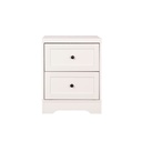MESITA OTTAVIA 2 CAJONES BLANCA