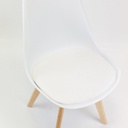 PACK 4 SILLAS NORDIC BLANCAS PATAS EN HAYA