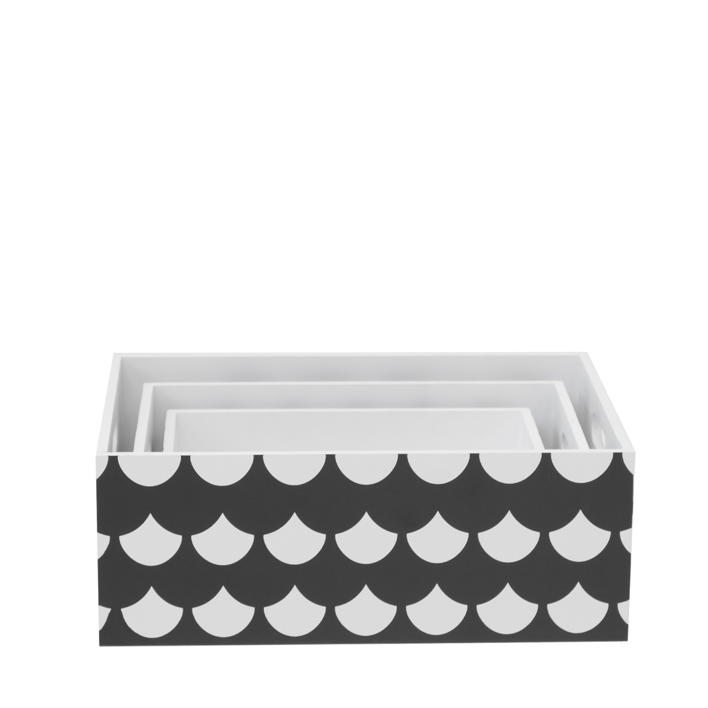 SET 3 CAJAS MADERA PATTERN