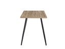 MESA FIJA PIMER MELAMINA PATAS NEGRAS