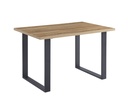 MESA TAYLOR PATAS METAL Y TAPA MELAMINA ASERRADA