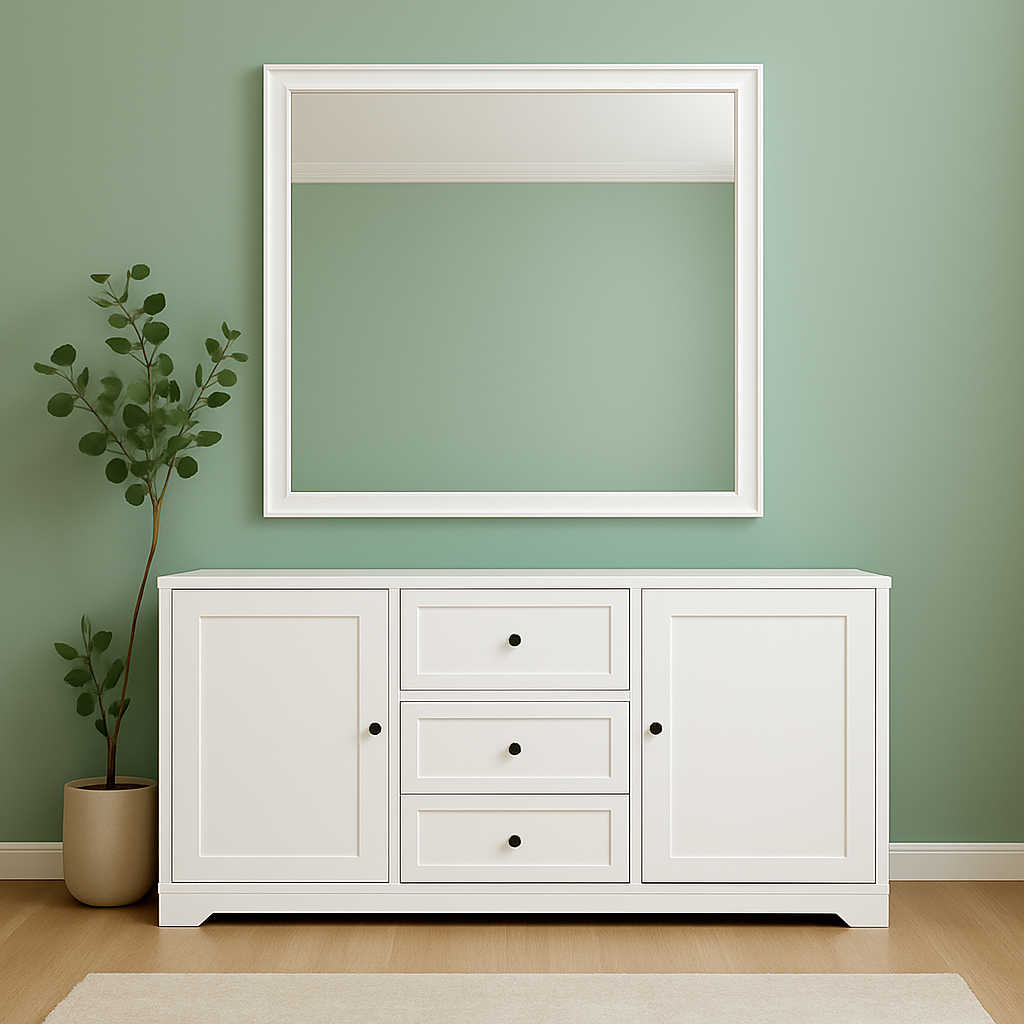 [HB021-B] APARADOR OTTAVIA  3 CAJONES 2 PUERTAS