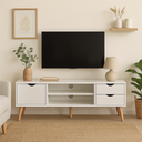 MESA TV FIANO BLANCA 140