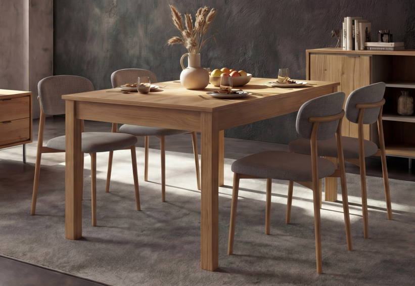 [HT320-ASR] MESA EXTENSIBLE SFORZA ROBLE NATURAL
