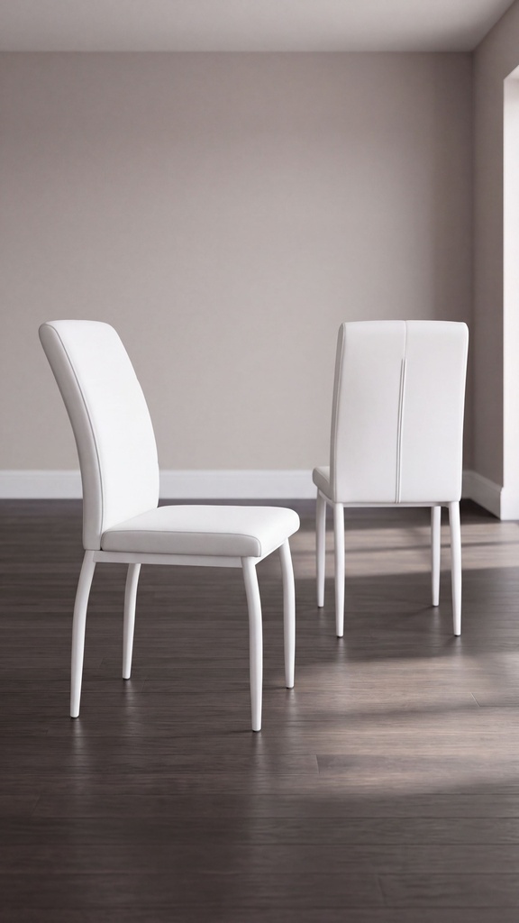 [HC448-GLM] PACK DE 4 SILLAS ANNISTON BLANCA LINO 