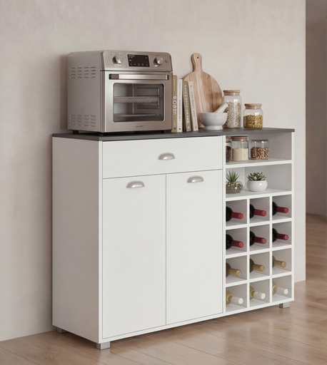 [K105-2BT] BUFFET ASFELD2 BOTELLERO